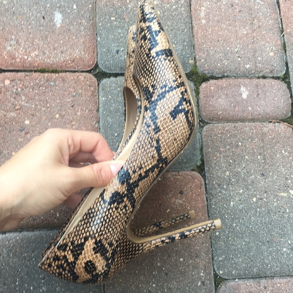 🎉 HOST PICK 🎉 Topshop heels snakeskin 38 - Picture 8 of 8